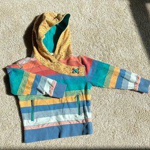 Toddler multicolored sweat shirt